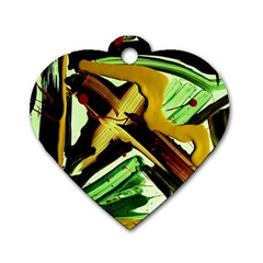 Grave Yard 4 Dog Tag Heart (two Sides) by bestdesignintheworld