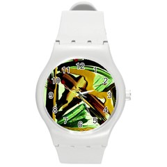 Grave Yard 4 Round Plastic Sport Watch (M)