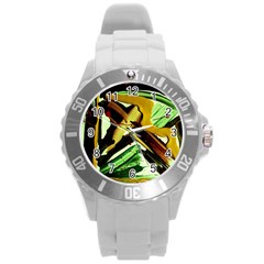 Grave Yard 4 Round Plastic Sport Watch (l) by bestdesignintheworld