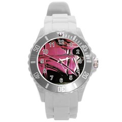 Foundation Of Grammer 2 Round Plastic Sport Watch (l) by bestdesignintheworld