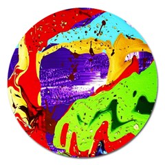 Untitled Island 2 Magnet 5  (round) by bestdesignintheworld