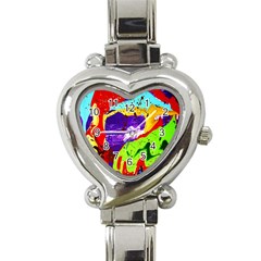 Untitled Island 2 Heart Italian Charm Watch by bestdesignintheworld