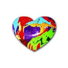 Untitled Island 2 Heart Coaster (4 Pack)  by bestdesignintheworld