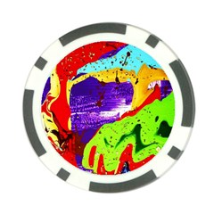 Untitled Island 2 Poker Chip Card Guard by bestdesignintheworld