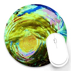 June Gloom 9 Round Mousepads by bestdesignintheworld