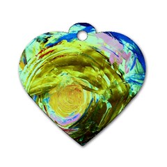 June Gloom 9 Dog Tag Heart (two Sides) by bestdesignintheworld