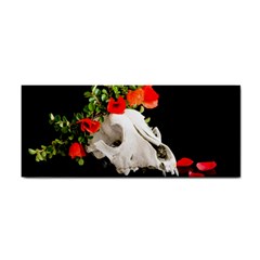 Animal Skull With A Wreath Of Wild Flower Hand Towel