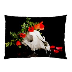 Animal Skull With A Wreath Of Wild Flower Pillow Case