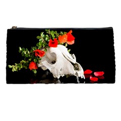 Animal Skull With A Wreath Of Wild Flower Pencil Cases by igorsin