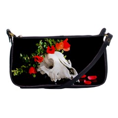 Animal Skull With A Wreath Of Wild Flower Shoulder Clutch Bags