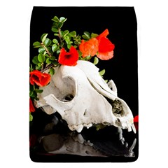 Animal Skull With A Wreath Of Wild Flower Flap Covers (l) 