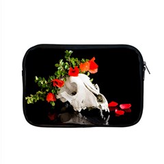 Animal Skull With A Wreath Of Wild Flower Apple Macbook Pro 15  Zipper Case