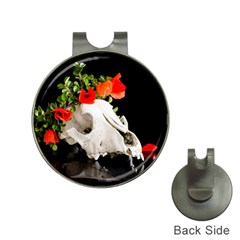 Animal Skull With A Wreath Of Wild Flower Golf Ball Marker Hat Clip by igorsin