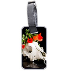 Animal Skull With A Wreath Of Wild Flower Luggage Tag (two Sides) by igorsin