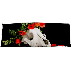 Animal Skull With A Wreath Of Wild Flower Body Pillow Case (dakimakura) by igorsin