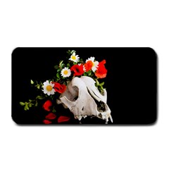 Animal Skull With A Wreath Of Wild Flower Medium Bar Mats by igorsin