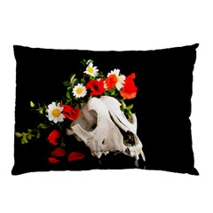 Animal Skull With A Wreath Of Wild Flower Pillow Case (two Sides) by igorsin