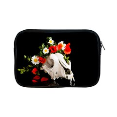 Animal Skull With A Wreath Of Wild Flower Apple Ipad Mini Zipper Cases by igorsin