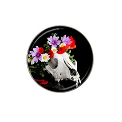 Animal Skull With A Wreath Of Wild Flower Hat Clip Ball Marker (10 Pack) by igorsin