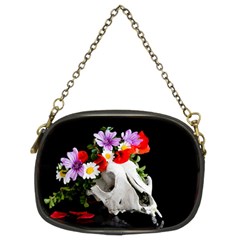 Animal Skull With A Wreath Of Wild Flower Chain Purses (two Sides)  by igorsin