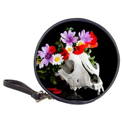 Animal Skull With A Wreath Of Wild Flower Classic 20-cd Wallets by igorsin