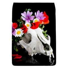 Animal Skull With A Wreath Of Wild Flower Flap Covers (l)  by igorsin