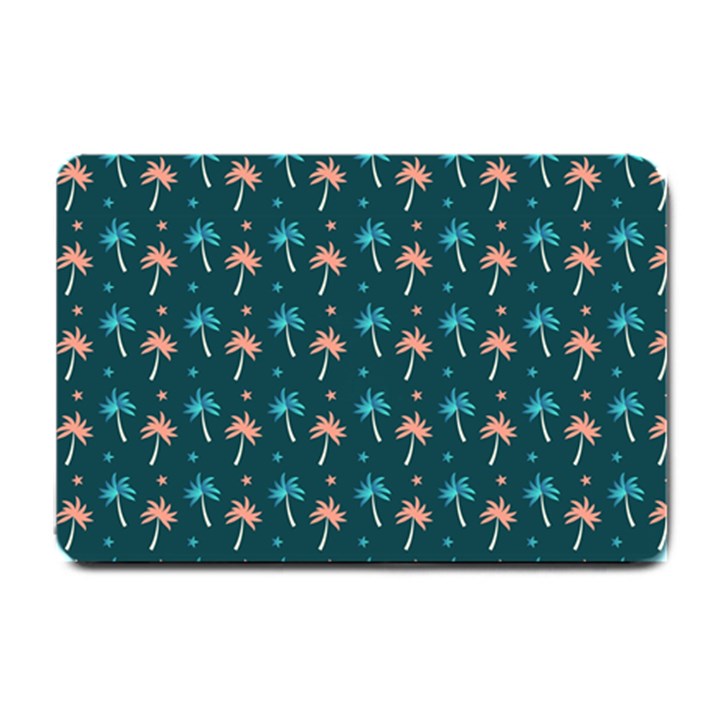 Summer palms pattern Small Doormat 