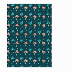 Summer Palms Pattern Large Garden Flag (two Sides) by TastefulDesigns