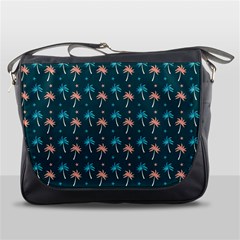 Summer Palms Pattern Messenger Bags by TastefulDesigns