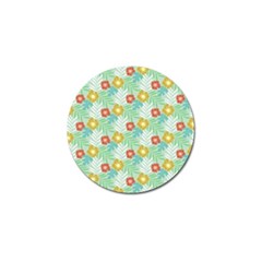 Vintage Floral Summer Pattern Golf Ball Marker (4 Pack) by TastefulDesigns