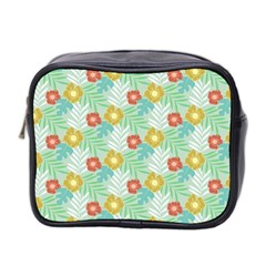 Vintage Floral Summer Pattern Mini Toiletries Bag 2-side by TastefulDesigns