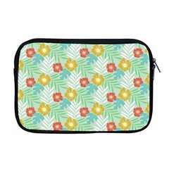 Vintage Floral Summer Pattern Apple Macbook Pro 17  Zipper Case by TastefulDesigns