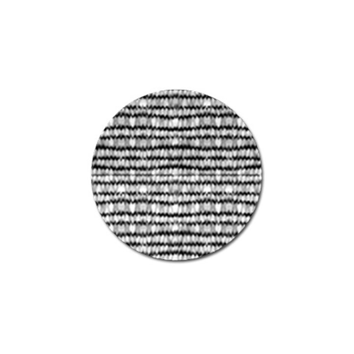 Abstract Wavy Black And White Pattern Golf Ball Marker