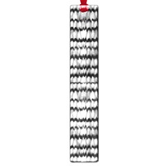 Abstract Wavy Black And White Pattern Large Book Marks