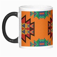 Misc Shapes On An Orange Background                                    Morph Mug by LalyLauraFLM