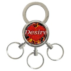 Desire Concept Background Illustration 3-ring Key Chains by dflcprints