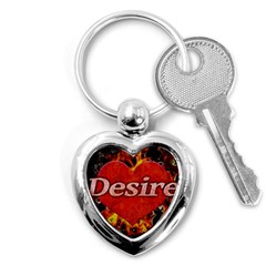 Desire Concept Background Illustration Key Chains (heart) 