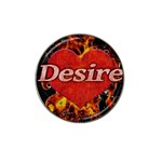 Desire Concept Background Illustration Hat Clip Ball Marker (4 pack) Front