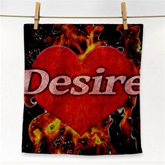 Desire Concept Background Illustration Face Towel by dflcprints