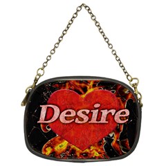 Desire Concept Background Illustration Chain Purses (two Sides)  by dflcprints