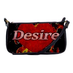 Desire Concept Background Illustration Shoulder Clutch Bags by dflcprints