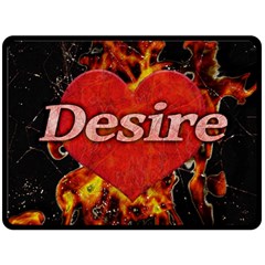 Desire Concept Background Illustration Fleece Blanket (large)  by dflcprints