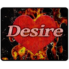 Desire Concept Background Illustration Fleece Blanket (medium)  by dflcprints