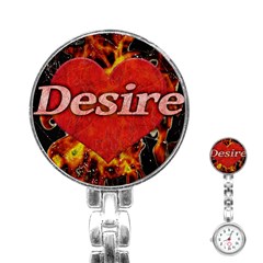 Desire Concept Background Illustration Stainless Steel Nurses Watch by dflcprints