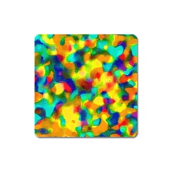 Colorful Watercolors Texture                                    Magnet (square) by LalyLauraFLM