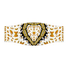 Hearts In A Field Of Fantasy Flowers In Bloom Stretchable Headband