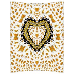 Hearts In A Field Of Fantasy Flowers In Bloom Back Support Cushion