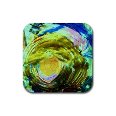 June Gloom 9 Rubber Coaster (square)  by bestdesignintheworld