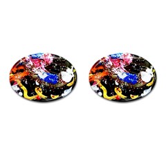 Smashed Butterfly 5 Cufflinks (oval) by bestdesignintheworld