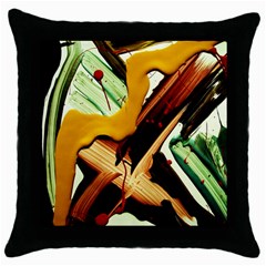 Grave Yard 3 Throw Pillow Case (black) by bestdesignintheworld